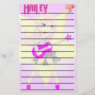 Papelería La música de Hailey inmóvil