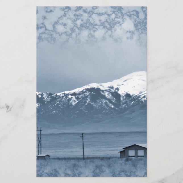 Papelería La nieve llega (Anverso)