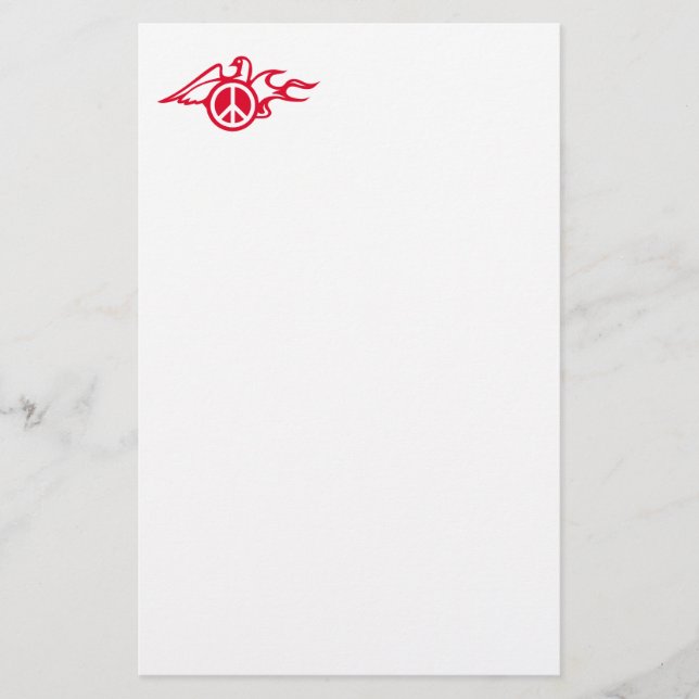Papelería La paloma de la paz (Anverso)