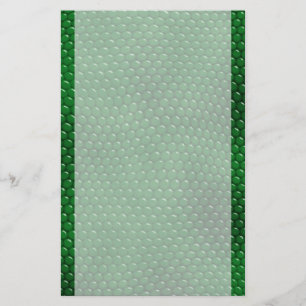 Papelería La piel verde clara del lagarto escala los efectos