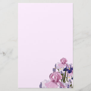 Papelería La primavera fresca del corte irisa floral