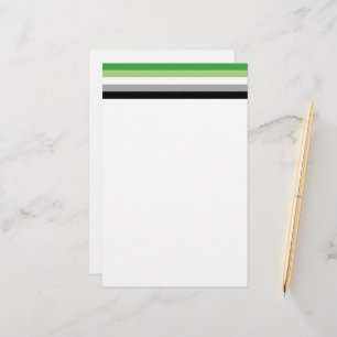Papelería La romántica bandera del orgullo de SlipperyJoe ob