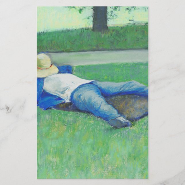 Papelería La Siesta (de Gustave Caillebotte) (Anverso)