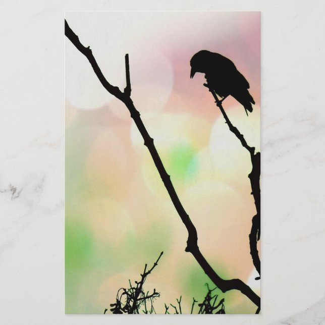 Papelería La solitaria estupidez de cuervos (Anverso)