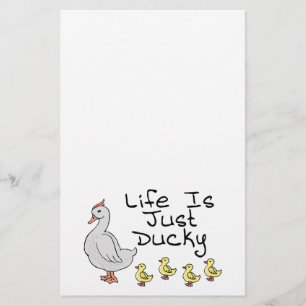 Papelería La vida es apenas Ducky