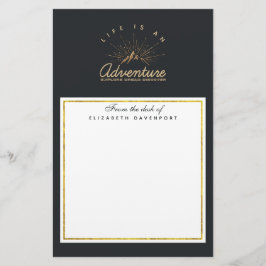 Papelería La vida es una aventura explorando el sueño descub