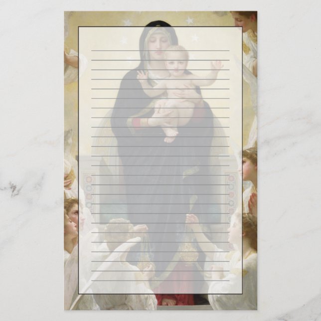 Papelería La Virgen con Angels, 1900 (Anverso)