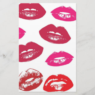 Papelería Labios de Kissable (Labios de Besado, Labios Rojos