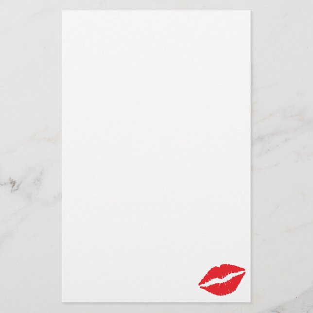 Papelería Labios inmóviles (Anverso)