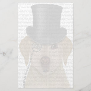 Papelería Labrador amarillo, hebilla formal y Gorra