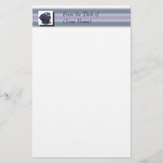 Papelería Labradore negro inmóvil - del escritorio de…