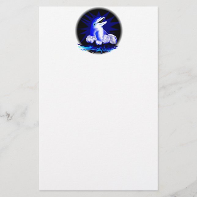 Papelería Lachender Delfin Büropapier (Anverso)