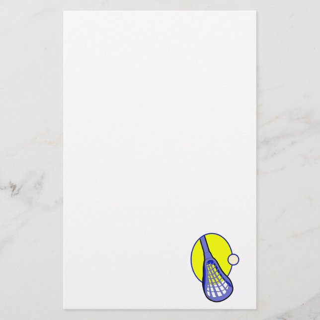 Papelería Lacrosse Stick (Anverso)
