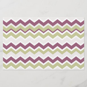 Papelería Ladrillo Chevron monogramado