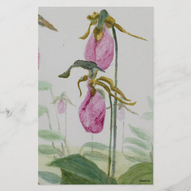 Papelería Lady Slippers (Anverso)