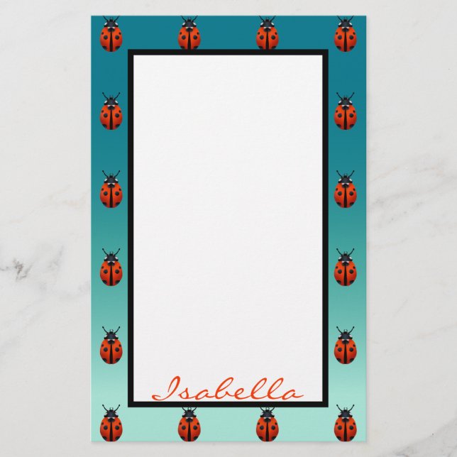 Papelería Ladybugs (Anverso)