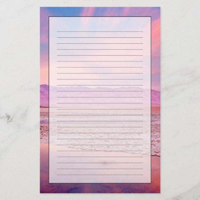 Papelería Lago Death Valley water (Anverso)