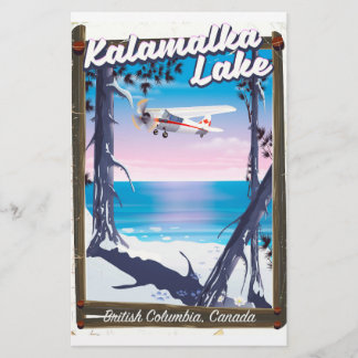 Papelería lago Kalamalka, Columbia Británica Canadá