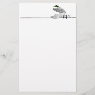Papelería lápiz del pato silvestre
