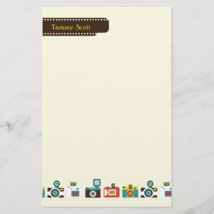 Papelería Las cámaras del juguete personalizaron los efecto
