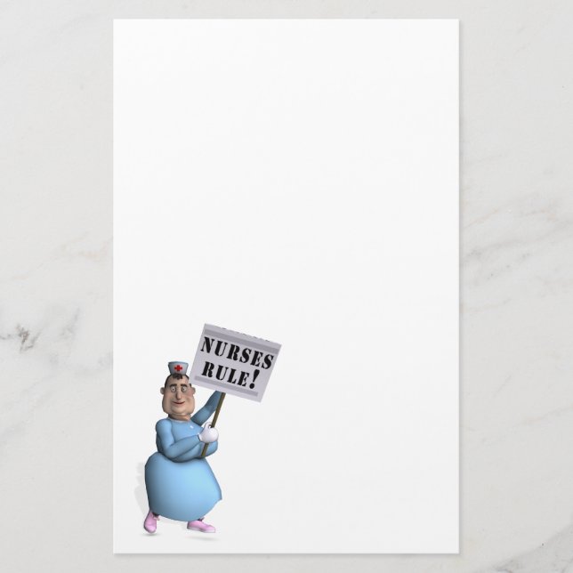 Papelería ¡Las enfermeras regla! (Anverso)