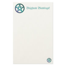 Las más brillantes bendiciones Pentacle Stationary
