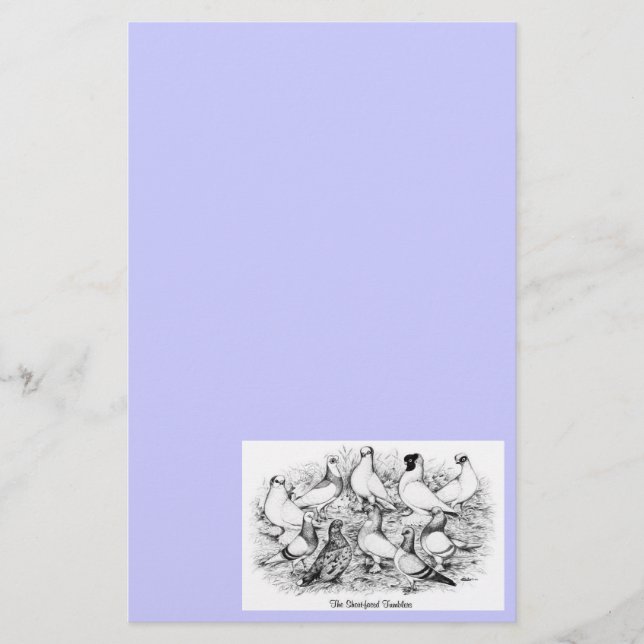 Papelería Las palomas de Tumbler de cara corta (Anverso)