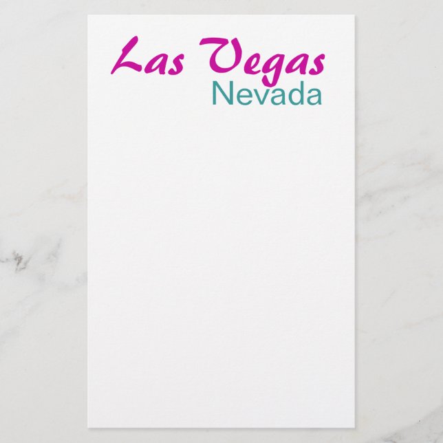 Papelería Las Vegas Nevada (Anverso)