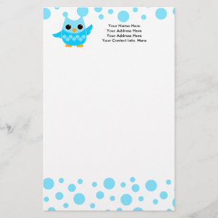 Papelería Lechuza azul