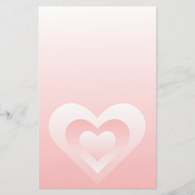 Papelería Letra amorosa stationery (Anverso)