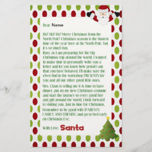 Papelería Letra de Santa