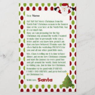 Papelería Letra de Santa