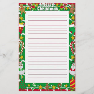 Papelería Letra del navidad