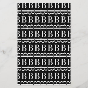 Papelería Letra monográfica inicial B