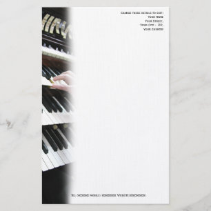 Papelería Letrero organista o religioso