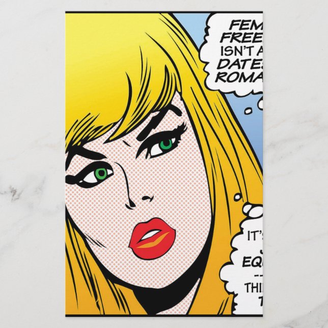 Papelería libertad femenina (Anverso)