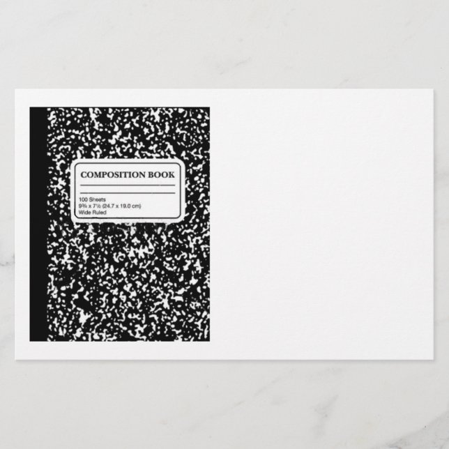 Papelería Libro de composición/profesor-alumno (Anverso)