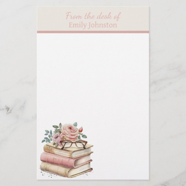 Papelería Libros de bonito personalizados (Anverso)