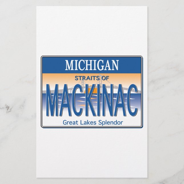 Papelería Licencia Mackinac (Anverso)