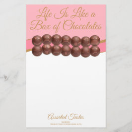 Papelería Life Is Like a Box of Chocolates