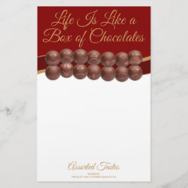 Papelería Life Is Like a Box of Chocolates