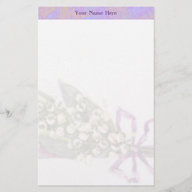 Papelería Lilly de los efectos de escritorio del valle (Anverso)