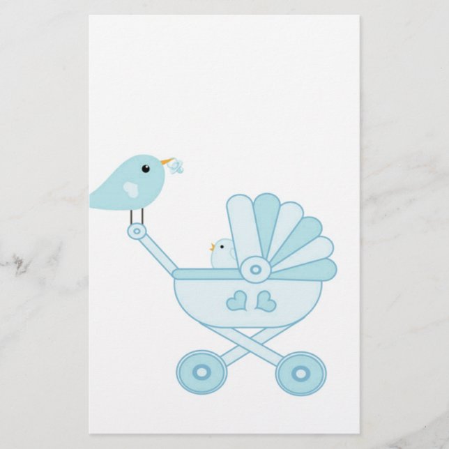 Papelería Lindo Niño Azul (Anverso)