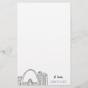 Papelería Línea aérea de St. Louis