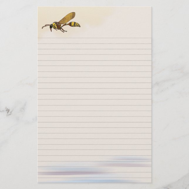 Papelería Lined Potter Wasp (Anverso)