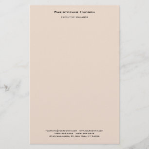Papelería Lino Sencillo Minimalista Moderno Profesional