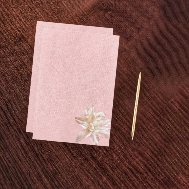 Papelería Lirio de fantasías rosadas (Pretty stationery paper, to write those special letters, to your loved ones!)