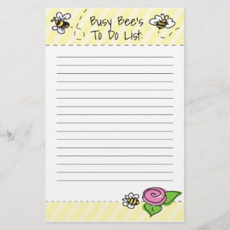 Papelería Lista de tareas pendientes de Stationary Busy