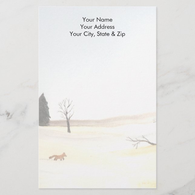 Papelería Little Fox (Anverso)