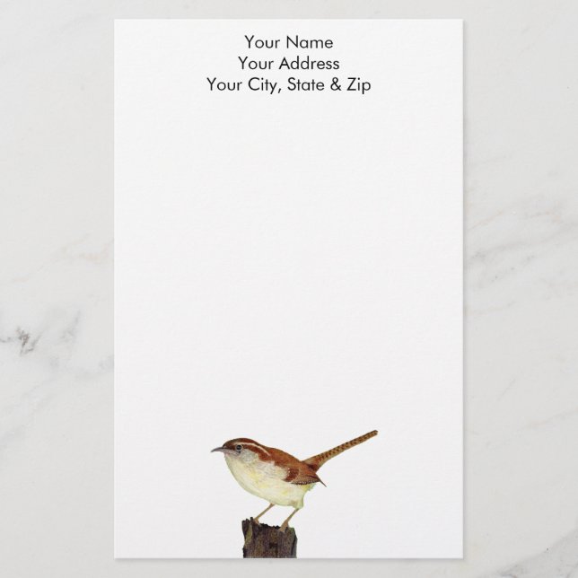 Papelería Little Wren (Anverso)